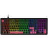 Image de AJAZZ AK980 Bedraad Mechanisch Gaming Toetsenbord - 98% Layout met Numpad - Gasket Mount - Hot-Swappable - RGB - US QWERTY - Red Switch - Zwart/Roze