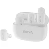 Image de Boya Mini-13 2.4 GHz Ultra Mini Wireless Microphone White (2TX+2RX)