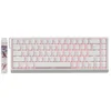 Image de MADLIONS MAD 68 HE RGB - Gaming Keyboard (Toetsenbord) - 60% - 8KHz - 0.04mm Rapid Trigger - Magnetisch - RGB - PBT - 68 Toetsen - Side-Printed - Wit