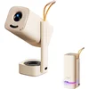 Image de Yaber T1 Pro Mini Beamer   Draagbare Thuisbioscoop   LED Moodverlichting   8 W TurboSonic Sound   1080p Full HD   180° Gimbal & Auto Focus   Wi Fi 6 & Bluetooth   40 120  Short Throw
