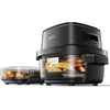 Image de Mova Aeroglass AF20 Pro Glazen Airfryer - Dubbele Capaciteit 4L + 2.5L - Borstelloze Grill