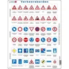 Image de Larsen Verkeersborden   Puzzel   Voertuigen & Techniek   Verkeer   Educatieve legpuzzel voor kinderen   48 stukjes   Gemaakt in Noorwegen   Extra dikke 2,5 mm stukjes   Tray met vaste rand