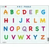 Image de Larsen Alfabet   Puzzel   Leren lezen   Alfabet   Educatieve legpuzzel voor kinderen   26 stukjes   Gemaakt in Noorwegen   Extra dikke 2,5 mm stukjes   Tray met vaste rand