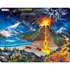 Image de Larsen Volcans   Puzzle   Sciences   Volcans et Géologie   Puzzle éducatif pour enfants   70 pièces   Fabriqué en Norvège   Pièces extra épaisses de 2,5 mm   Plateau avec bord fixe