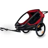 Image de Hamax Outback One Fietstrailer incl. Fietsarm & Kinderwagenwiel, rood/zwart