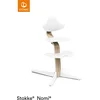 Image de Stokke Nomi stoel, White - Stimuleert actief zitten - Zonder gereedschap te verstellen - Inclusief stabiele voetsteun en anti-kantelwielen - Kan tot 150 kg dragen