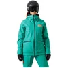 Image de Helly Hansen Powderqueen 3.0 Jas Groen L Vrouw