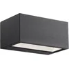 Image de Nordlux Nene - Wandlamp - LED module - Zwart