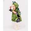 Image de Den Goda Fen Verkleedkledij Dinosaurus - Mini cape met capuchon - 86-110cm - 1-4 jaar - Groen