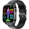Image de Smartwatch, ECG, hartslag, bloeddruk, slaap, stappenteller leren band