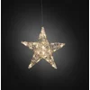 Image de Konstsmide LED acrylster Kerstverlichting - 34 cm  - 24 lampjes - 24V - voor binnen - warmwit