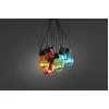Image de Konstsmide 2379 - Snoerverlichting - 20 lamps transp 160 LED zeer energiezuinig - 950 cm - 24V - voor buiten - multi