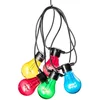 Image de Konstsmide ® 2396-500 - Snoerverlichting - Premium 10 lamps koppelbaar STARTSNOER feestverlichting multicolor - 10m - zeer energiezuinig   TE VERLENGEN TOT MAX 40M MET VERLENGSNOER 2397-500 - max 3 verlengsnoeren (max 40m) - voor buiten en binnen