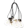 Image de Konstsmide ® 2397-800 - Snoerverlichting - Premium 10 lamps VERLENGSNOER feestverlichting extra warmwit - 10m - zeer energiezuinig - ALLEEN TE GEBRUIKEN MET STARTSNOER 2396-800 - max 3 verlengsnoeren op 1 startsnoer (max 40m) - voor buiten en binnen