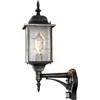 Image de Konstsmide 7268 - Wandlamp - Milano wandlamp opwaarts 53cm 230V E27 - zwart/zilver