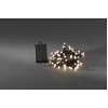 Image de Kerstverlichting op batterijen 8 meter - 80 LEDs - Ronde LED Lampjes - IP44 waterdicht - Lichtsnoer voor binnen en buiten