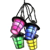 Image de Konstsmide 4162 - Snoerverlichting - 20 lamps LED gekleurde lantaarns - 475 cm - 24V - voor buiten - multicolor