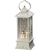 Image de Konstsmide Sweden ® 4365-200 - Kerstdecoratie - LED verlichte watergevulde lantaarn met sneeuwpoppen en sneeuweffect - 10.5x27.5cm - op batterij - 5u timer of permanent - voor binnen - warmwit