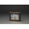 Image de Konstsmide 4376 - Kerstdecoratie - LED verlicht watergevuld fotoframe met Sneeuwpoptafereel - 19.5x24.5cm - op batterij - 5u timer - voor binnen - warmwit