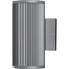 Image de Konstsmide Siracusa twinspot 20.5cm ribbel - 230V - GU10 - antraciet