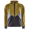 Image de Craft Core Glide Hood Softshelljack Geel,Zwart XL Man