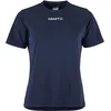 Image de Craft Squad Go Functioneel T-Shirt Dames - Marine | Maat: M