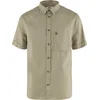 Image de Fjallraven Ovik Travel Shirt SS Men - Outdoorblouse - Heren - Beige - Maat L