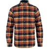 Image de FJALLRAVEN - Singi Heavy Flannel Shirt - Heren - Blouse - Autumn leaf/Dark navy - Maat S