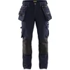 Image de Blaklader Werkbroek met 4-weg stretch X1900 1998-1644 - Donker marineblauw/Zwart - D116