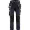Image de Blaklader Werkbroek met stretchpanelen en spijkerzakken 1599-1860 - Donker marineblauw/Zwart - C46
