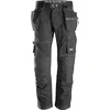 Image de Snickers 6902 FlexiWork, Werkbroek+ met holsterzakken - Zwart/Zwart - 150