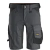 Image de Snickers 6143 AllroundWork, Stretch Korte Broek - Staal Grijs/Zwart - 44