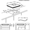 Image de AEG IAE64411XB EcoLine - Inductie kookplaat - Hob2Hood