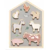 Image de Houten Boerderij Puzzel met Dieren - Educatief en Leuk