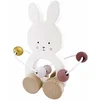 Image de Jabadabado - Houten trekspeelgoed, kralenframe konijn - Wit