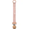 Image de Elodie Fopspeenketting Hout- Fopspeenketting- Speenkoord - Speenclip - Fopspeenhouder - Monkey Sunrise Pink