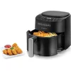 Image de Emerio Airfryer XL 1300W - 4,5 Liter Heteluchtfriteuse - Regelbare thermostaat 40ºC tot 220ºC - 8 Kookprogramma's - AF-129369 Zwart