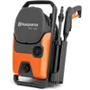 Image de Husqvarna PW 130 hogedrukreiniger - 130 bar, 465 l/u debiet, metalen pomp, 6 m slang, schuimsproeier en sproeikoppen - Compacte elektrische hogedrukreiniger voor auto's, terrassen en buitenoppervlakken