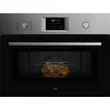 Image de AEG OO5NK40M CombiAir Inbouw Oven met Magnetron - 41L - 1000W Magnetron - Hetelucht - Grill - RVS