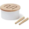 Image de Mini houten trommel - Wit