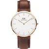Image de Daniel Wellington Classic St. Mawes DW00100006 - Horloge - Leer - Bruin - Ø 40 mm