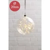Image de Kerstbal met 80 LED lampjes - 20cm - helder