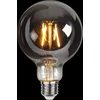Image de G95 Globelamp - E27 - 1.8W - Super Warm Wit <2200K - Filament - Rookglas