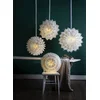 Image de Star Trading Frost lampion / lampenkap - papier - wit - D 50 cm