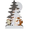 Image de Star Trading "Forest Friends" - LED Kerstverlichting - hout - B 28 cm - H 44 cm