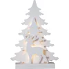 Image de Star Trading Grandy - LED Kerstverlichting - rendieren / sparren - wit - H 41 cm
