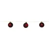 Image de Star Trading Batterij-aangedreven decoratieve lichtketting 'Bliss', 8 rode kerstballen met LED-lichtketting, timer, L 160cm