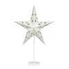 Image de Star Trading ster met verlichting | Kerstdecoratievenster verlicht Kerstdecoratie binnen | Papieren ster verlicht | Kerstlamp| Poinsettia verlicht staand | Ster kerst vloerlamp