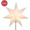 Image de Witte sterren kap Sensy voor staande lamp - 54 cm