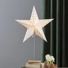 Image de Staande kerstster "Leo hout" -65cm